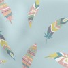 緩緩飄落羽毛羅馬布(幅寬160公分)