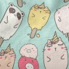 動物冰淇淋法蘭絨(幅寬150公分)