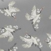 鶴和小白花斜紋布(幅寬150公分)