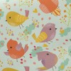 可愛的五彩鳥斜紋布(幅寬150公分)