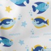 戴著皇冠的魚羅馬布(幅寬160公分)