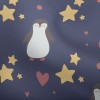 星星企鵝愛心雙斜布(幅寬150公分)