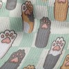 可愛貓咪肉掌毛巾布(幅寬160公分)