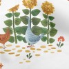 太陽花與公雞水晶絨(幅寬160公分)