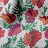 鮮豔紅罌粟毛巾布(幅寬160公分)