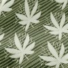 綠底白葉燈芯絨(幅寬150公分)