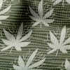 綠底白葉毛巾布(幅寬160公分)