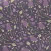 漂亮紫色花厚棉布(幅寬150公分)