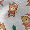 歡樂老虎過聖誕帆布(幅寬150公分)