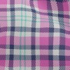 粉藍蘇格蘭紋雪紡布(幅寬150公分)