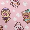 歡樂跳舞小動物春亞紡(幅寬160公分)