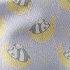 月亮上的貓熊帆布(幅寬150公分)
