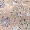 情人狗貓和吻仿棉布(幅寬150公分)