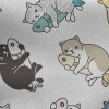 愛魚的貓刷毛布(幅寬150公分)