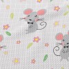 害羞老鼠和花朵泡泡布(幅寬160公分)