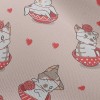 愛玩毛線球小貓雪紡布(幅寬150公分)