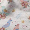 粉嫩鳥家族毛巾布(幅寬160公分)