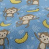開心猴子香蕉舞麻布(幅寬150公分)
