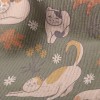 懶洋洋貓咪毛巾布(幅寬160公分)