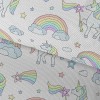 彩虹棒與獨角獸牛津布(幅寬150公分)