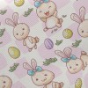 復活彩蛋兔子斜紋布(幅寬150公分)