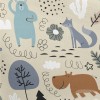 可愛野生動物春亞紡(幅寬160公分)