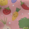 笑臉蔬菜家族刷毛布(幅寬150公分)
