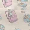 小女孩學知識仿棉布(幅寬150公分)