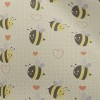 可愛的蜜蜂雪紡布(幅寬150公分)