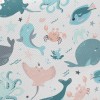 魟魚與章魚斜紋布(幅寬150公分)