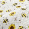 蜜蜂和向日葵麻布(幅寬150公分)