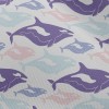 粉紫色鯨魚雪紡布(幅寬150公分)