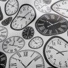 復古黑白時鐘鳥眼布(幅寬160公分)