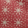 閃亮聖誕雪花雪紡布(幅寬150公分)