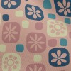 粉色方塊花朵雪紡布(幅寬150公分)