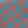大紅花朵圖騰斜紋布(幅寬150公分)