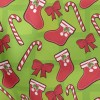 可愛聖誕襪羅馬布(幅寬160公分)