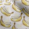 手繪風可愛香蕉水晶絨(幅寬160公分)