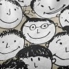 微笑人臉法蘭絨(幅寬150公分)