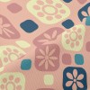 粉色方塊花朵高爾布(幅寬180公分)