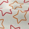 兩色線條星星仿棉布(幅寬150公分)