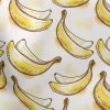 手繪風可愛香蕉羅馬布(幅寬160公分)