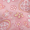 少女花朵塗鴉竹節麻(幅寬150公分)