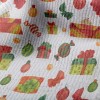 紅色綠色糖果禮物毛巾布(幅寬160公分)