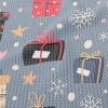 聖誕禮物和雪花泡泡布(幅寬160公分)