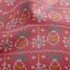 聖誕鈴鐺針織鳥眼布(幅寬160公分)
