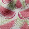 熱帶樹葉西瓜毛巾布(幅寬160公分)