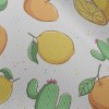 仙人掌橘子檸檬雪紡布(幅寬150公分)