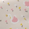 花朵美麗天鵝公主斜紋布(幅寬150公分)