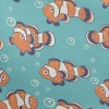 可愛小丑魚家族春亞紡(幅寬160公分)